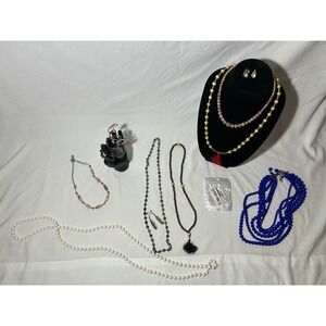 2-3lbs Assorted Necklaces Bracelets‎ Earrings Rings Jewelry